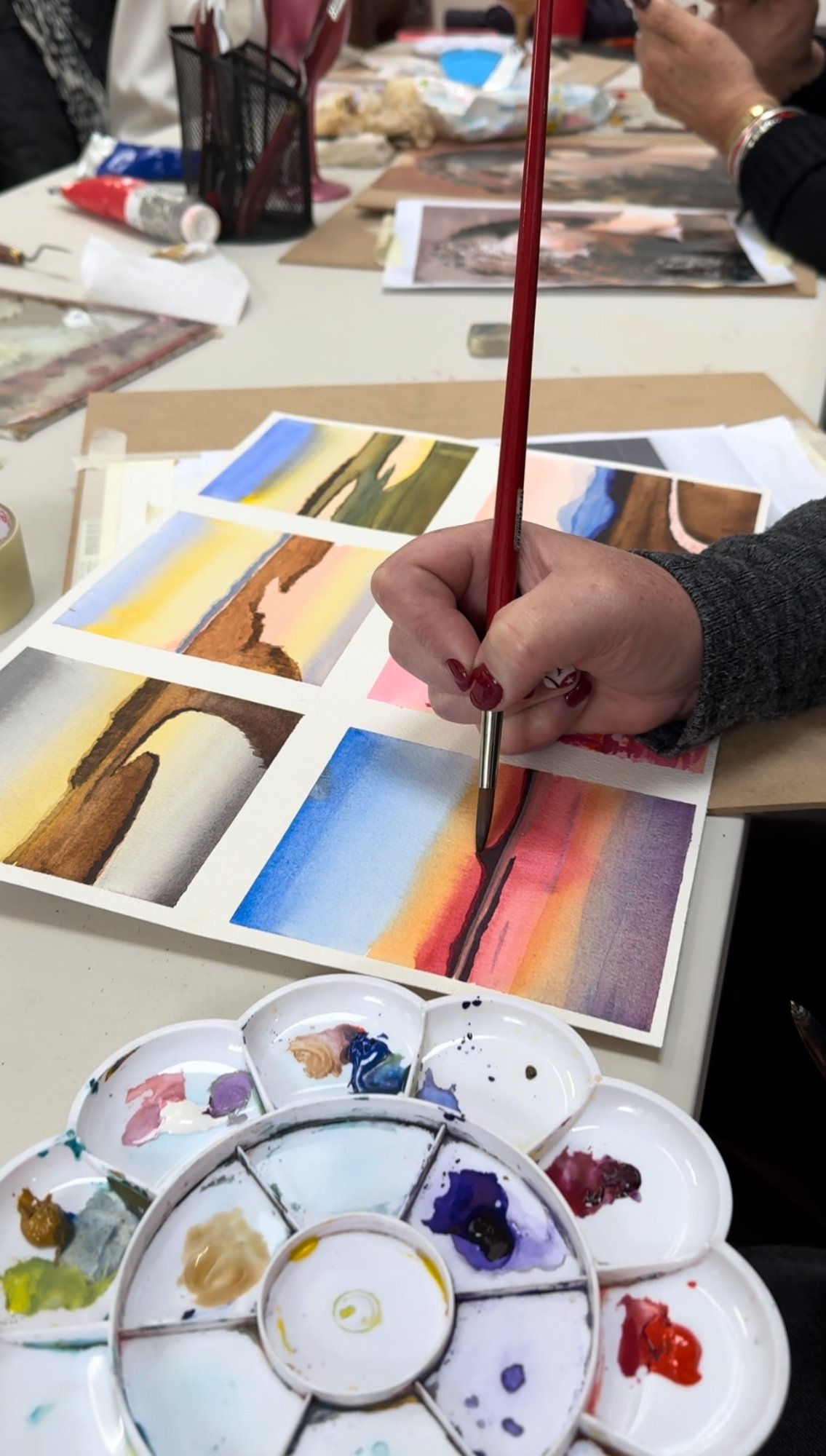 Clase de acuarela SAOA